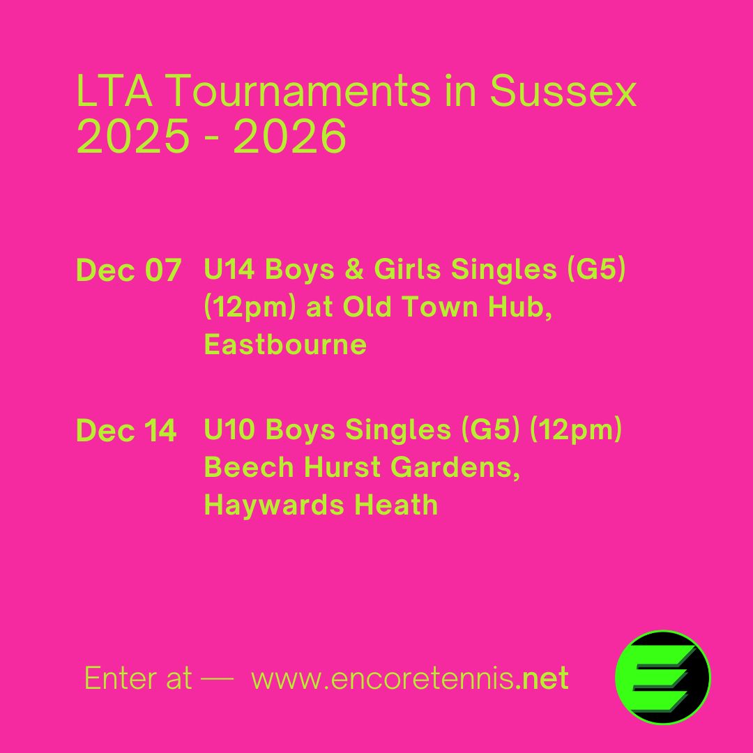 Sussex LTA December Competitions