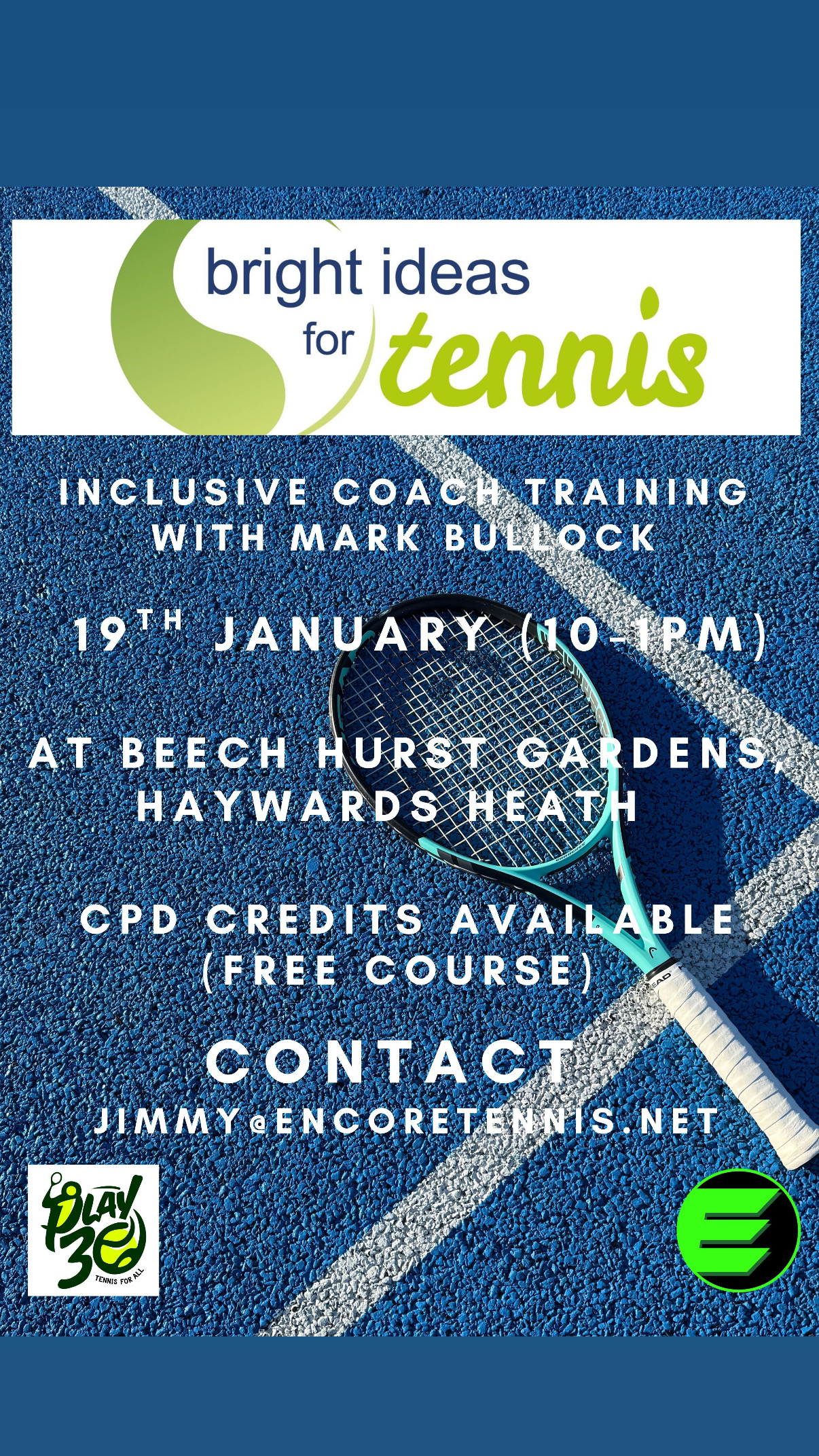Free Bright Ideas for Tennis Coaching
